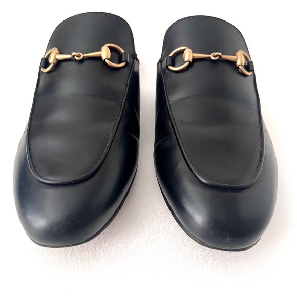 GUCCI | Princetown Horsebit Black Leather Mules
Loafers Slippers EU 39 US 9 - Picture 3 of 13